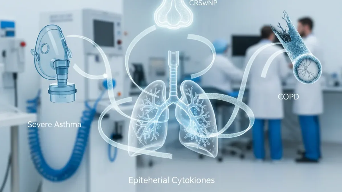 Epithelial Cytokines Link Severe Asthma, CRSwNP, COPD at ATS 2026